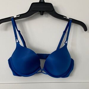 Victoria's Secret Deep Blue Miraculous Plunge Bra
